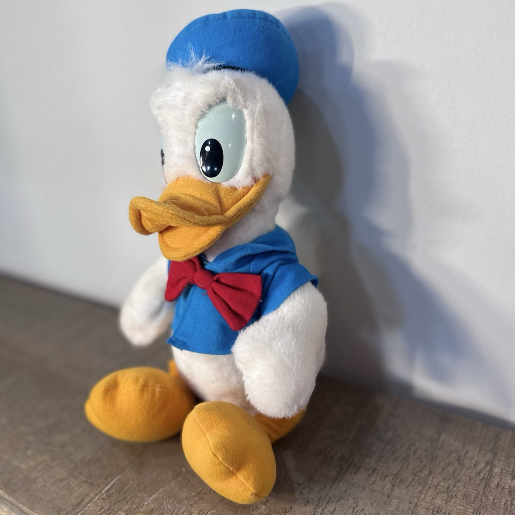 Disney Donald Duck Plush 12” Stuffed Animal Blue Sailor Outfit Vintage Style