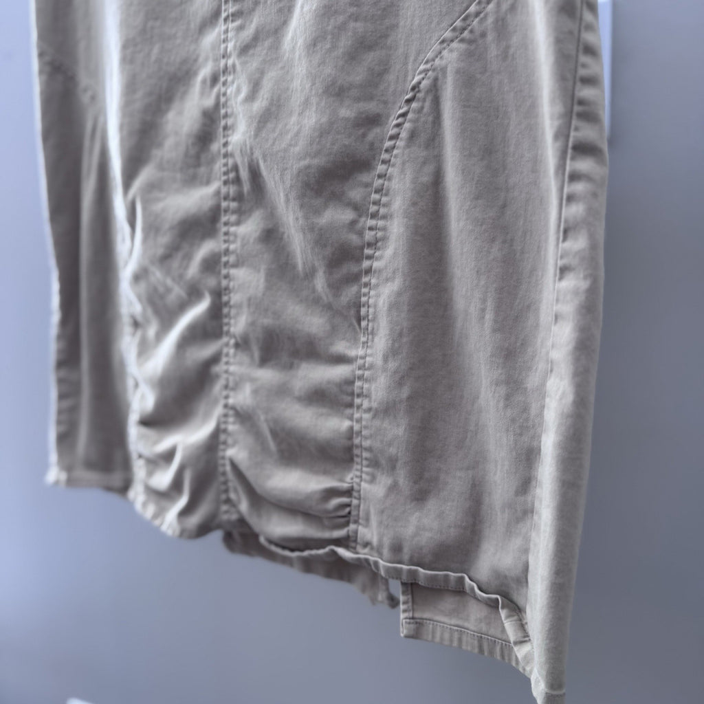 Copper Key Skirt Size 13 Khaki Stretch Casual Utility Style RN 39831