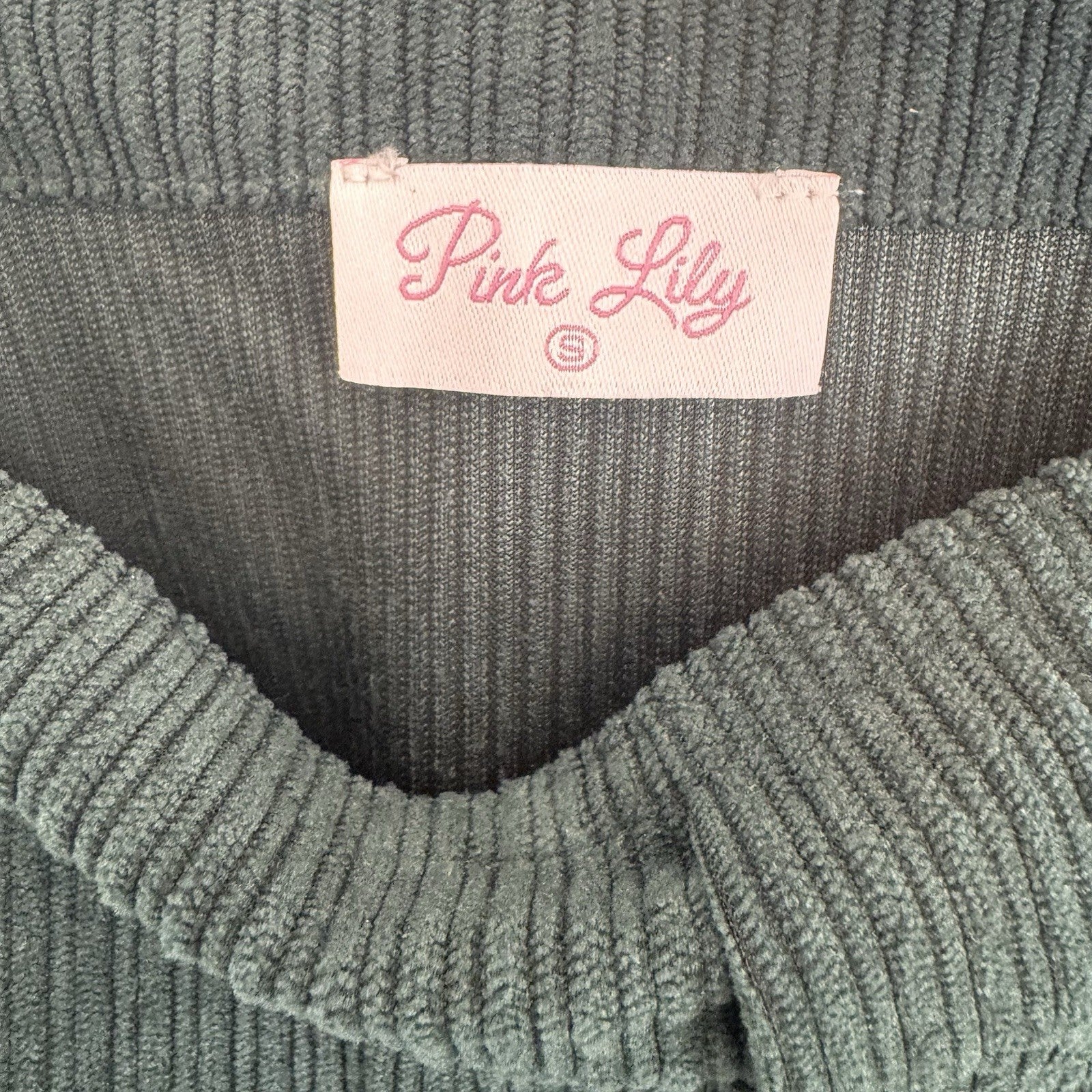 Pink Lily Hunter Green Corduroy Overalls Size Small Retro Boho Adjustable