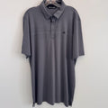 Travis Mathew Altitude Men’s XL Gray Pima Cotton Blend Golf Polo Shirt