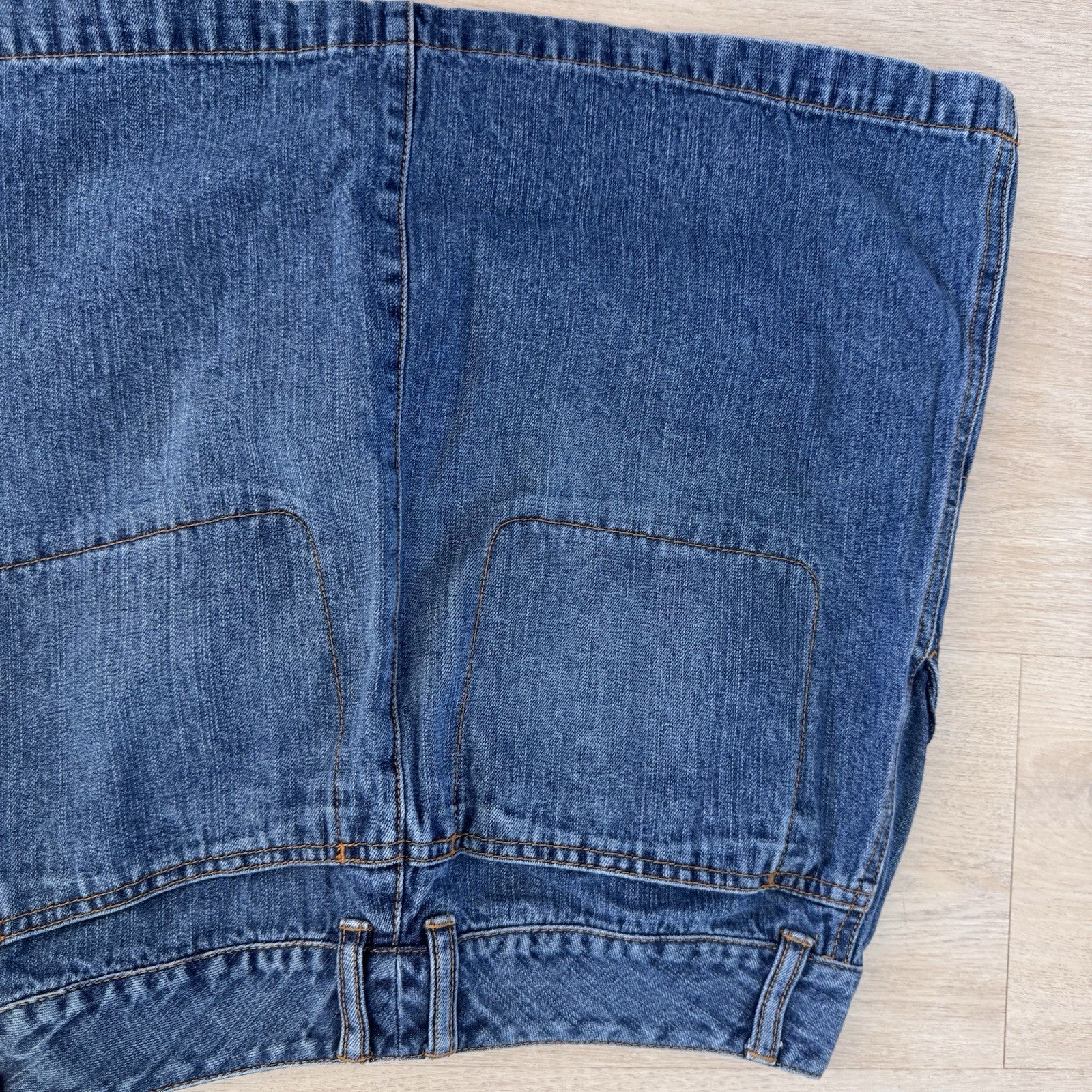 The Limited Denim Mini Skirt Size 4 Y2K Dark Wash Stretch Vintage-2003 Women's