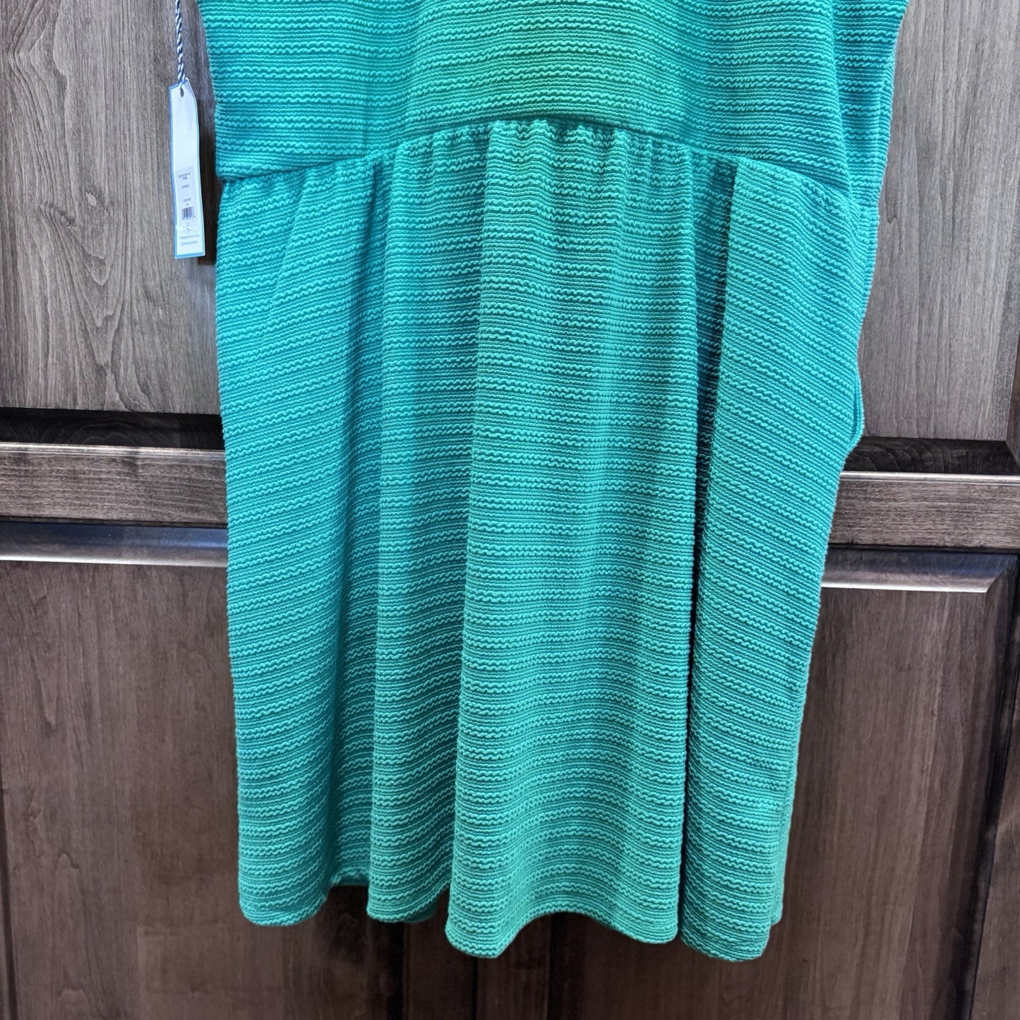NWT Draper James RSVP Sleeveless Knit Dress Size XXL Mint Green Fit & Flare 