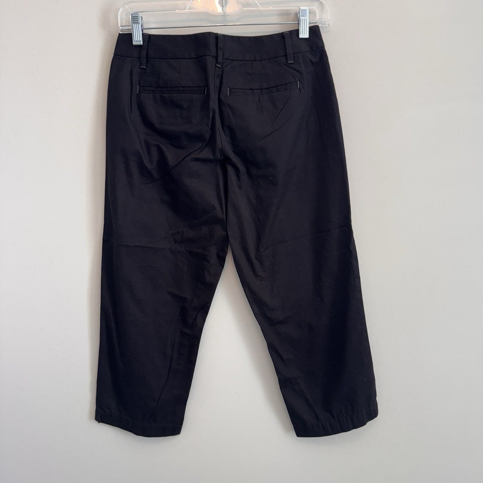 Ann Taylor LOFT Curvy Crop Pants 00P Petite Black Career Work NWT Women’s