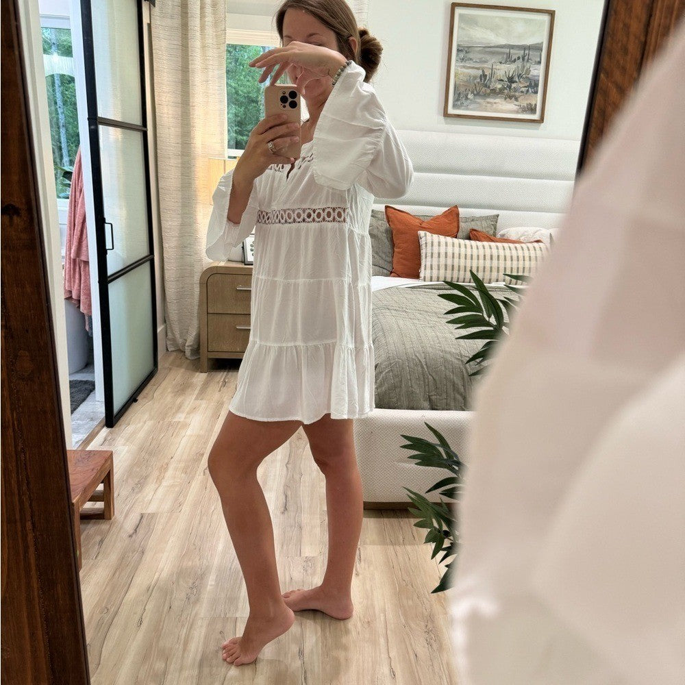 Lascana White dress- never worn besides trying it on. Size 8/10