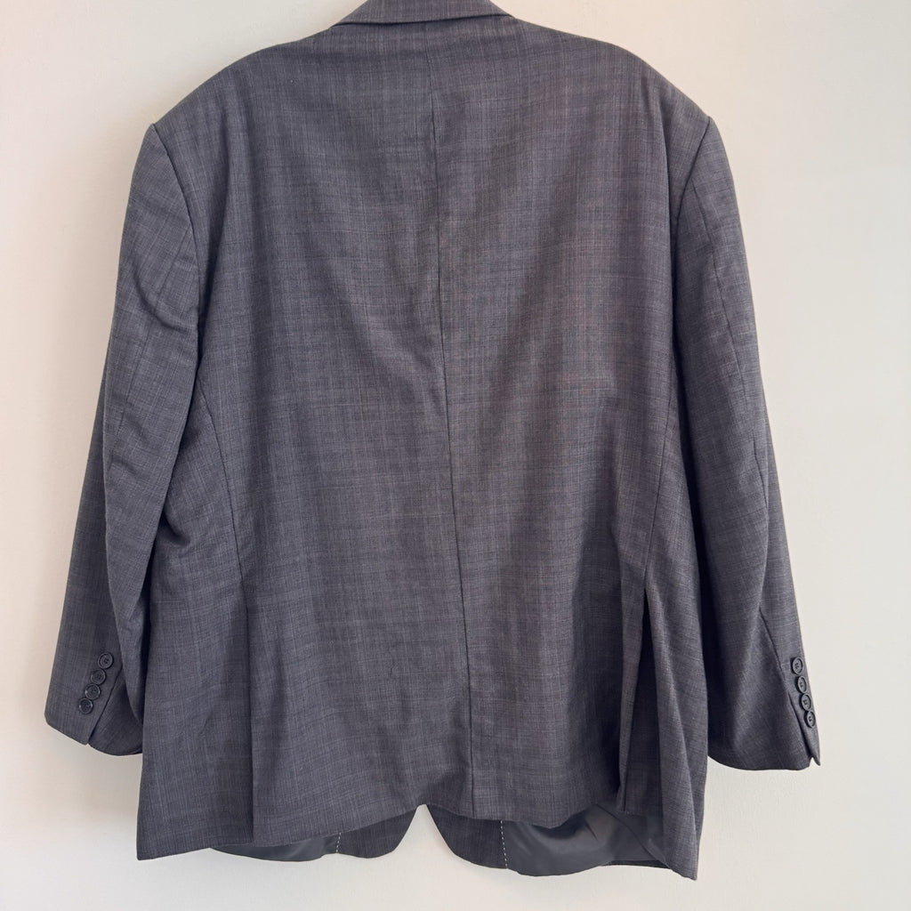 Tommy Hilfiger Gray Wool Sport Coat Blazer Mens 45R Suit Jacket Classic Men’s