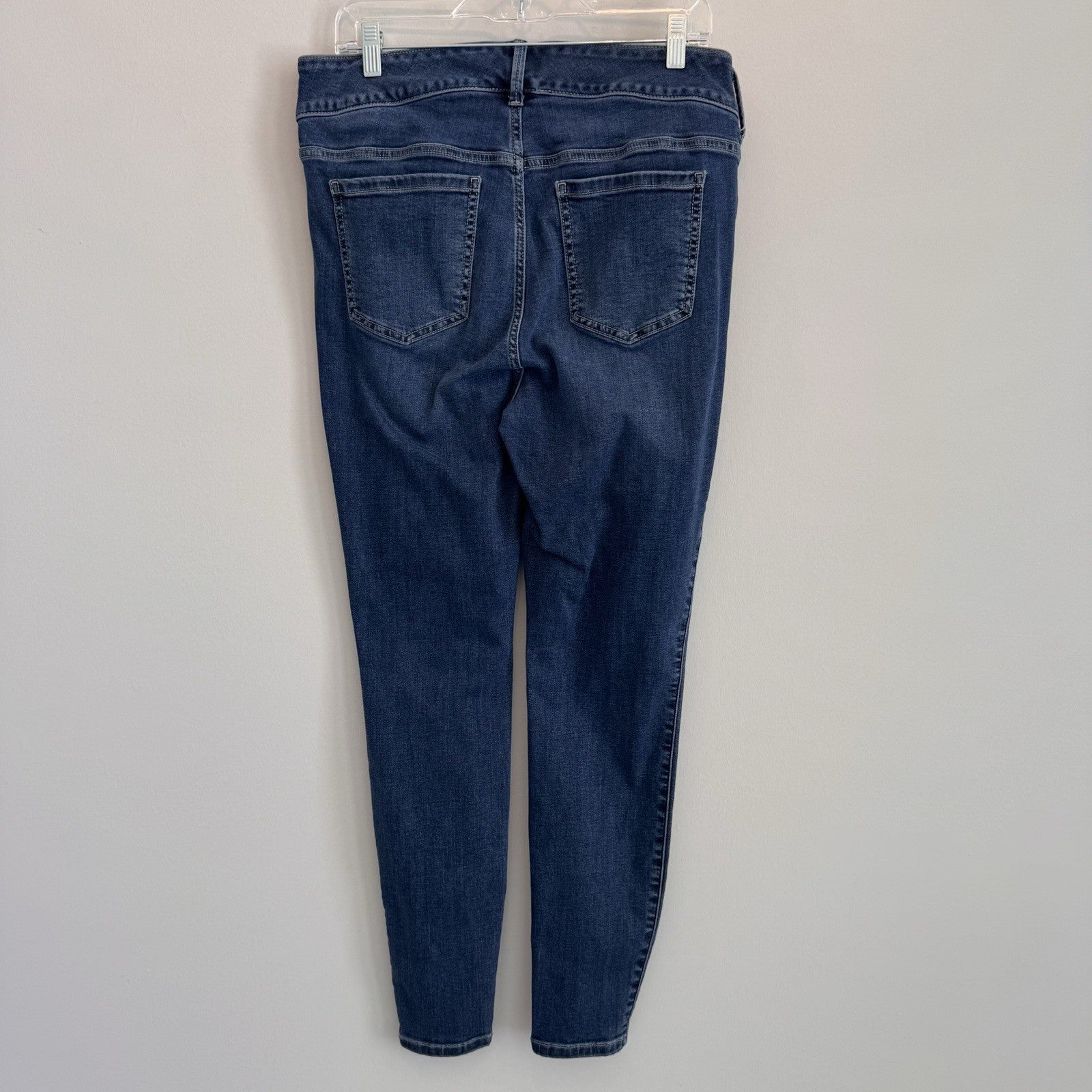 Torrid Womens 14R Blue Denim Jeggings High Rise 3-Button Fly Stretch Skinny