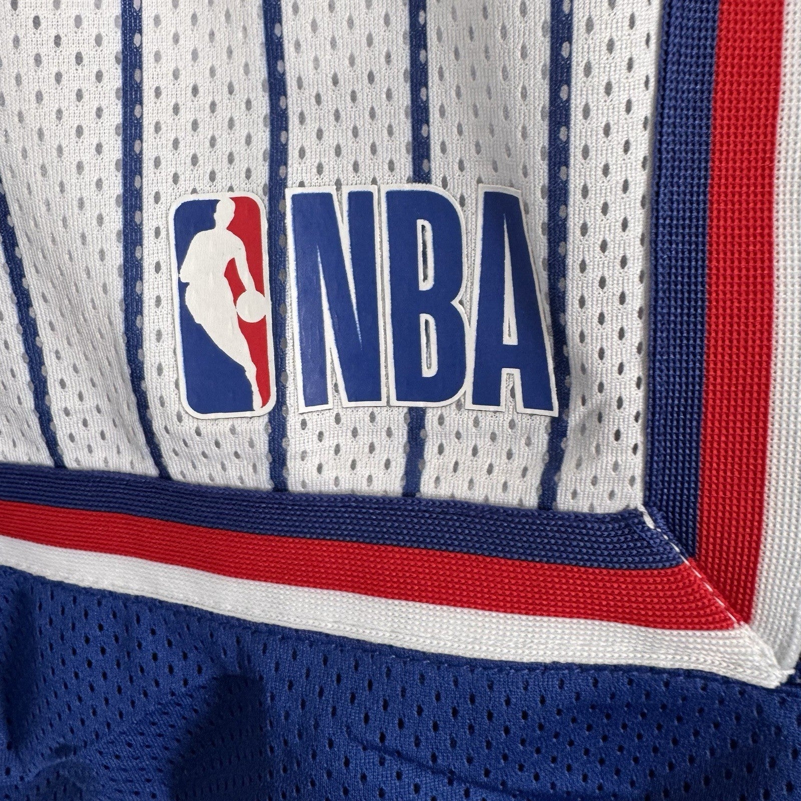 NBA All-Star Western Eastern Conference Big Show Shorts White Blue XL NWT 1996