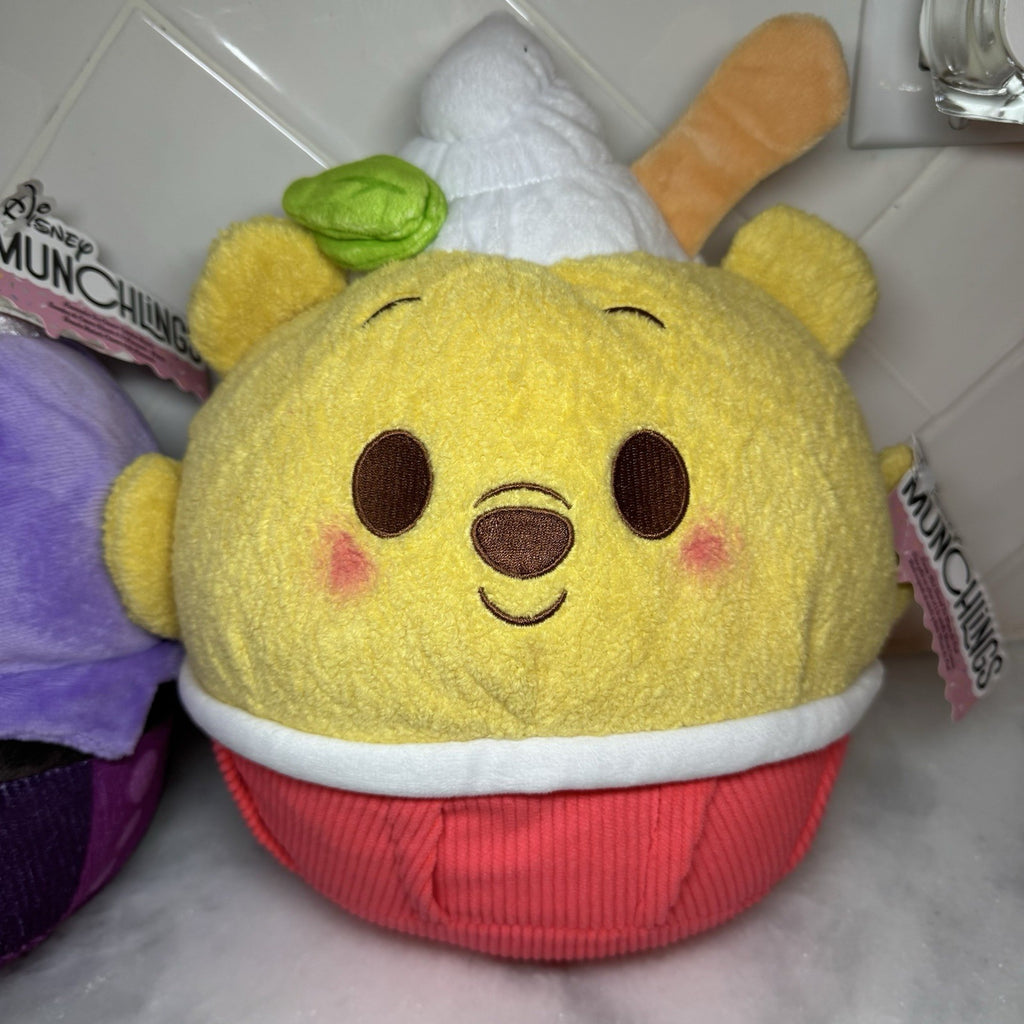 Disney Munchlings Cupcake Alien,lemon Mint The Pooh,ice Cream Sundae Ursula