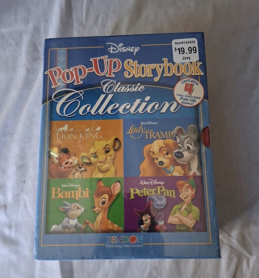 Vintage And Rare Disney Pop Up Classic Collection Sealed 4 Pack