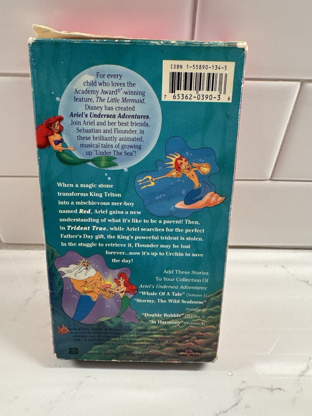 Vintage Disney The Little Mermaid - Ariels Undersea Adventures - Ariels Gift VHS