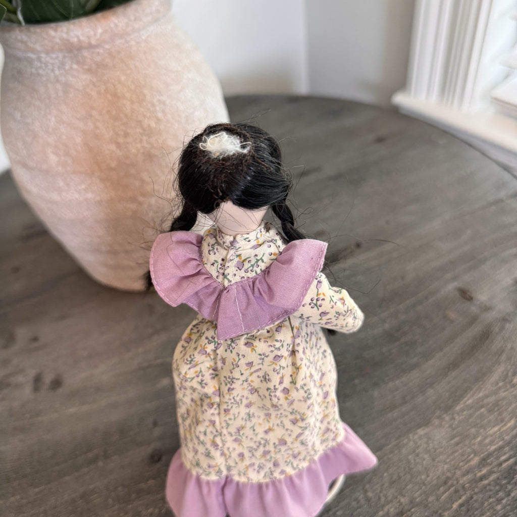 Vintage Bernadette porcelain doll from the Country Collection by Russ Berrie