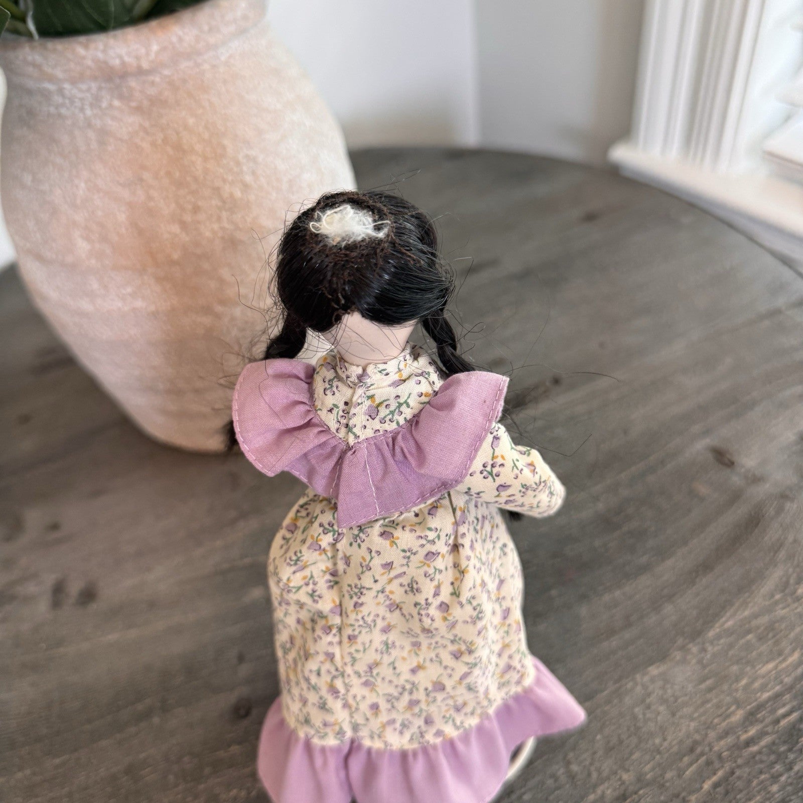 Vintage Bernadette porcelain doll from the Country Collection by Russ Berrie