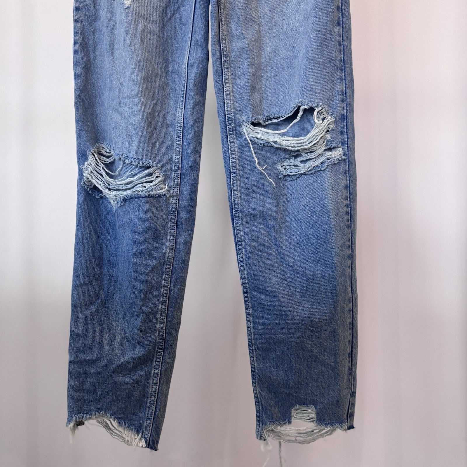 NWT BDG High Rise Baggy Distressed Jeans Size 24 Urban Outfitters