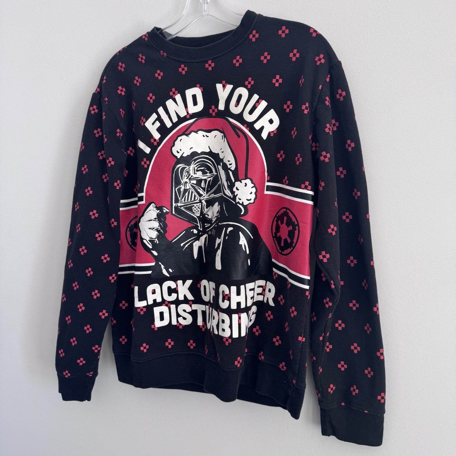 Star Wars Darth Vader Christmas Sweatshirt XL I Find Your Lack Cheer