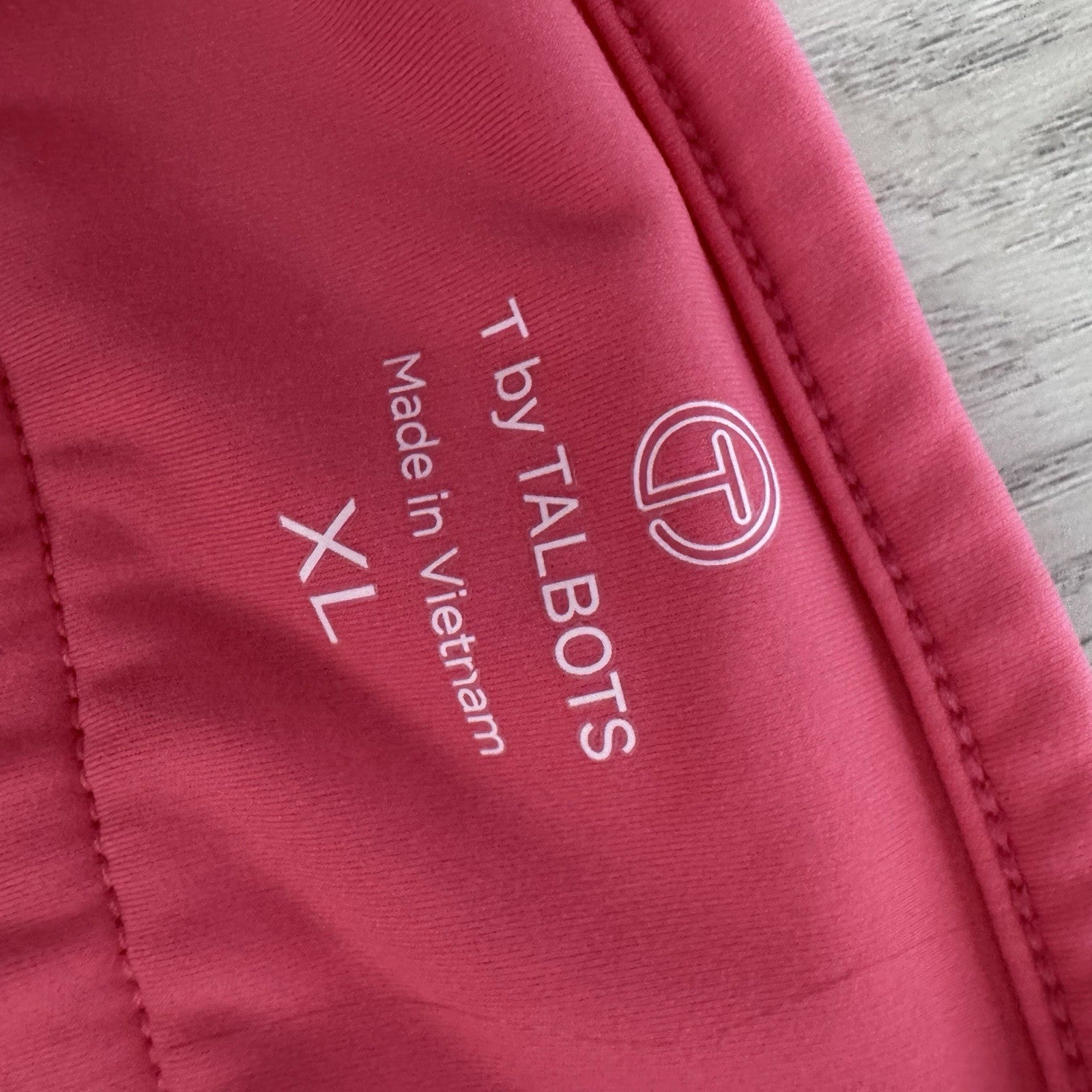 T by Talbots Pink Active Dress XL Built-in Shorts Skort Crossback Athletic Golf