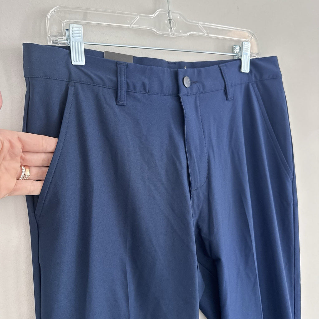 Adidas Golf Pants 32 Navy Regular Fit Straight Leg NWT