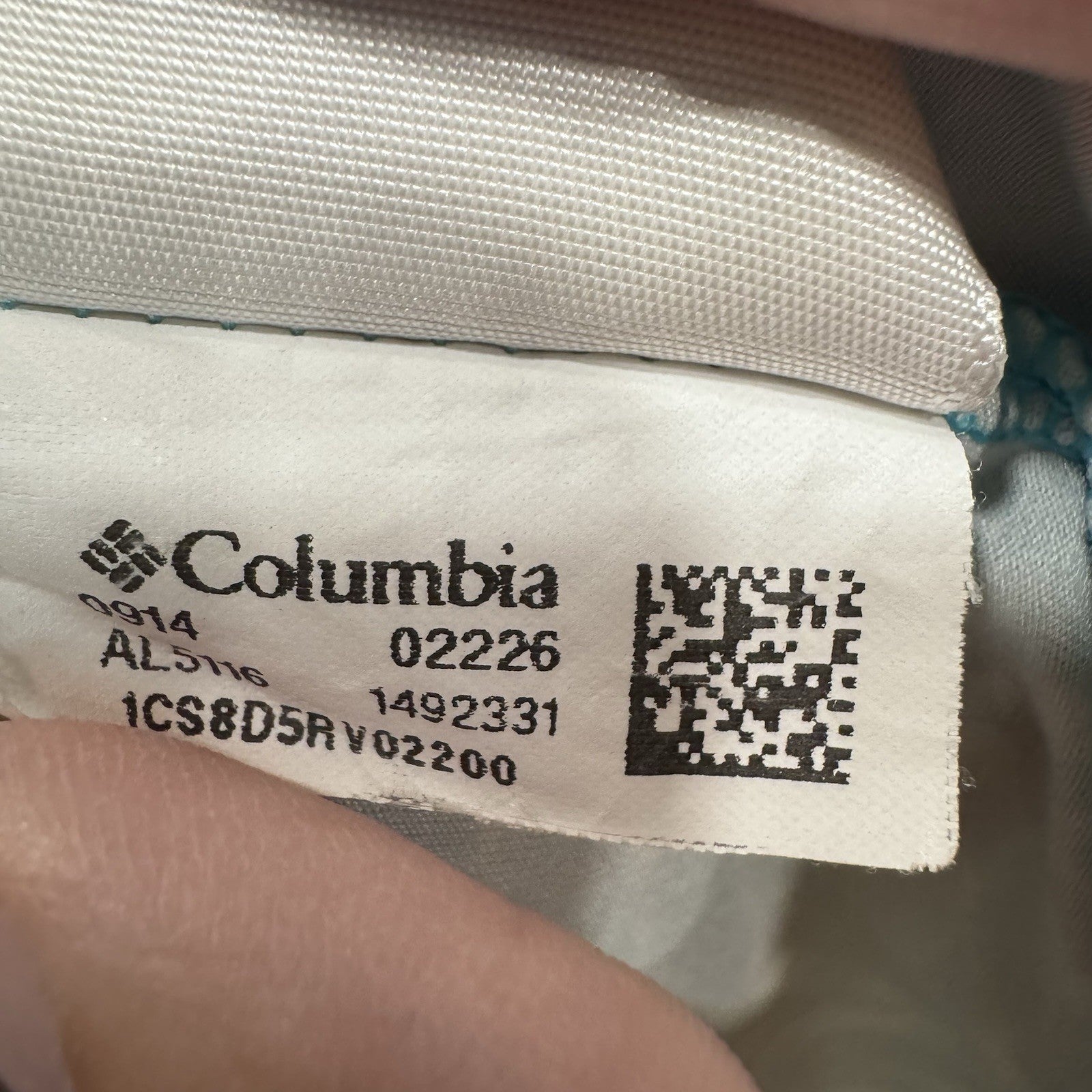 Columbia Omni-Wick Sleeveless Tank Top Small Leaf Print Blue Green Athletic