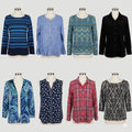 Talbots Size M Clothing Lot 8 Pc Bundle Tops Cardigan Shirt Jacket Plaid Floral