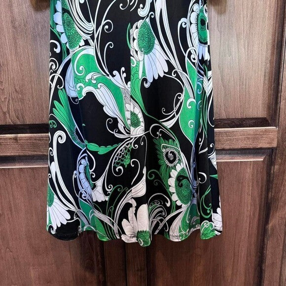 Wet Seal Retro Swirl Dress | Y2K Vibes | Size Large