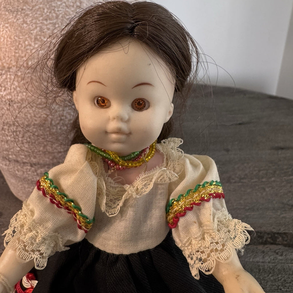 Vintage 1973 Shillman Dolls of Many Lands Lot 3 Greek Irish Mexican 8" W/ Tags