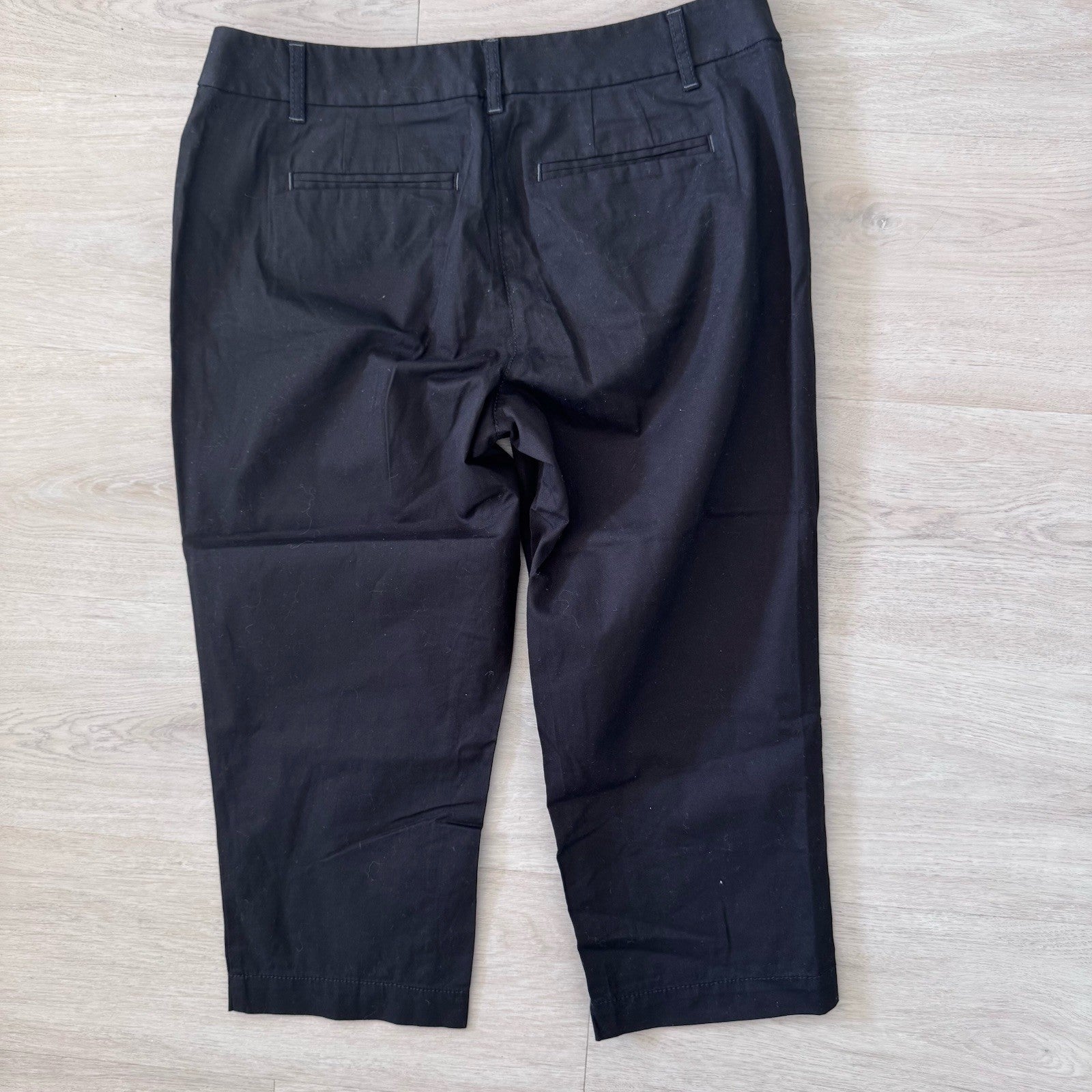 LOFT NWT 4P Black Petite Slim Straight Ankle Work Pants