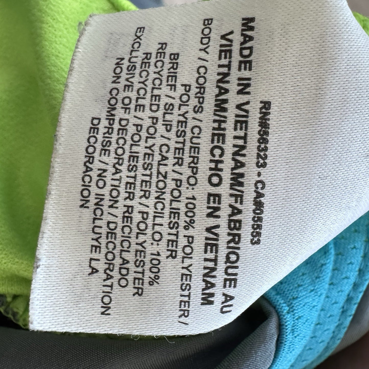 Nike Dri-Fit Women’s Running Shorts Gray Green Blue Size S Athletic