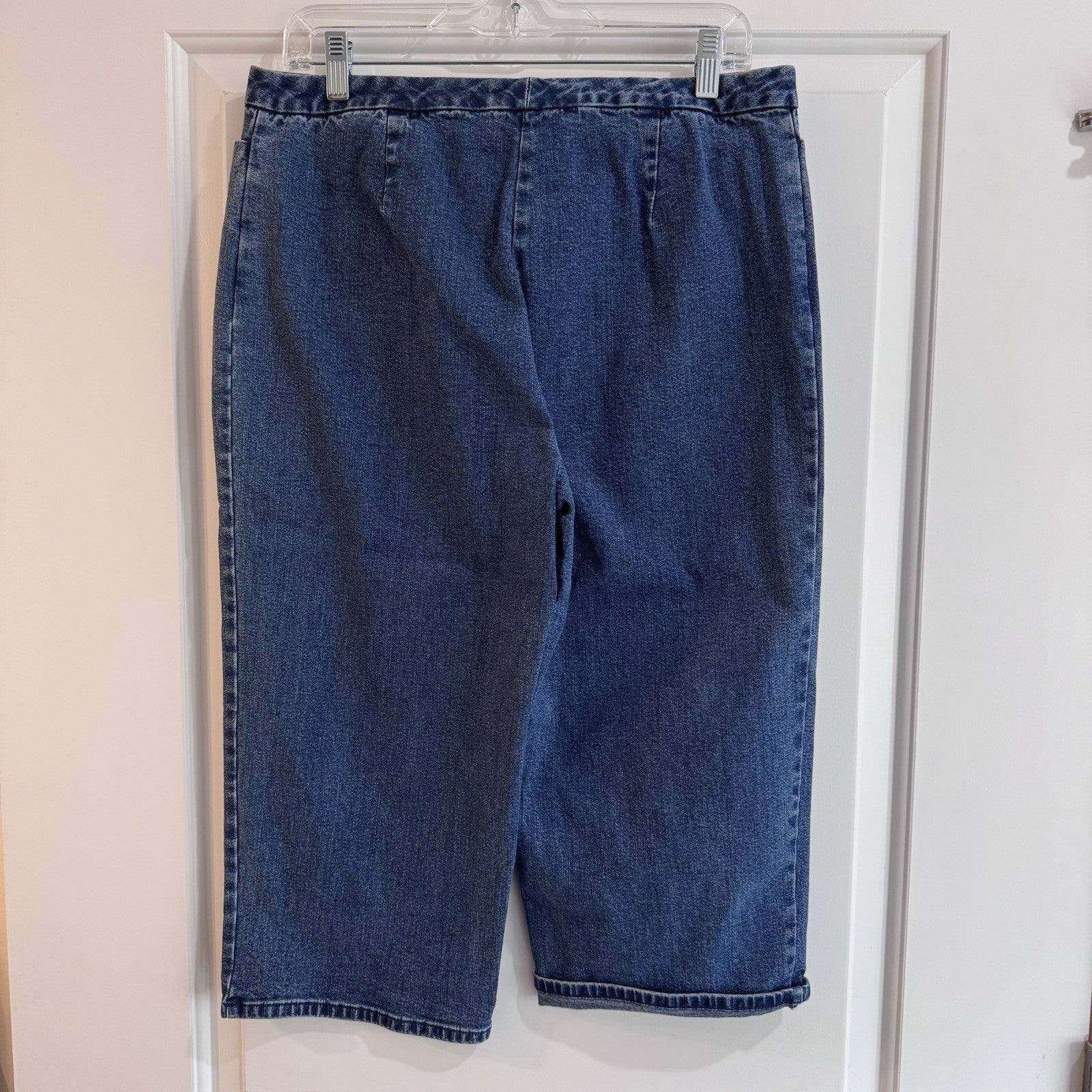 Charter Club Pedal Pusher Denim Capri Jeans Women’s 12 Stretch Blue