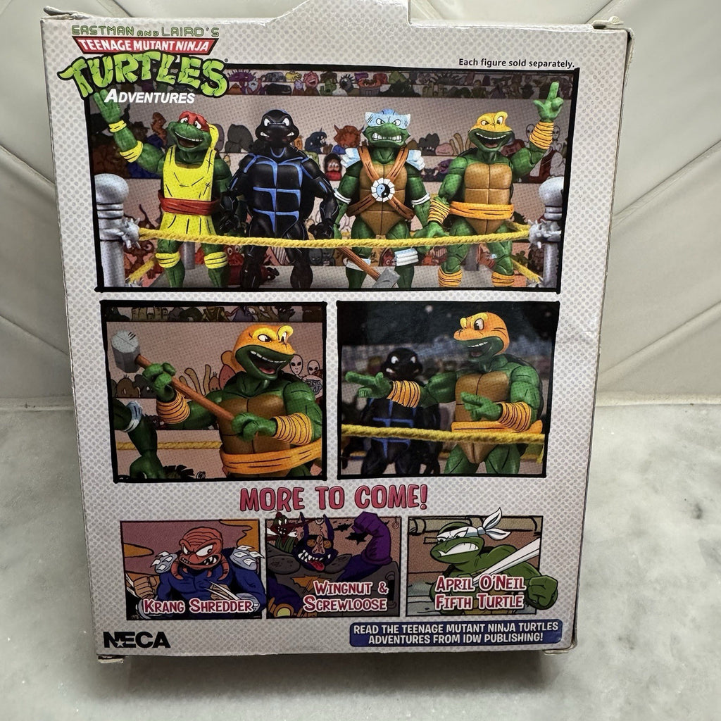 NECA TMNT Adventures Michelangelo Stump Arena Issue 16 Figure Sealed
