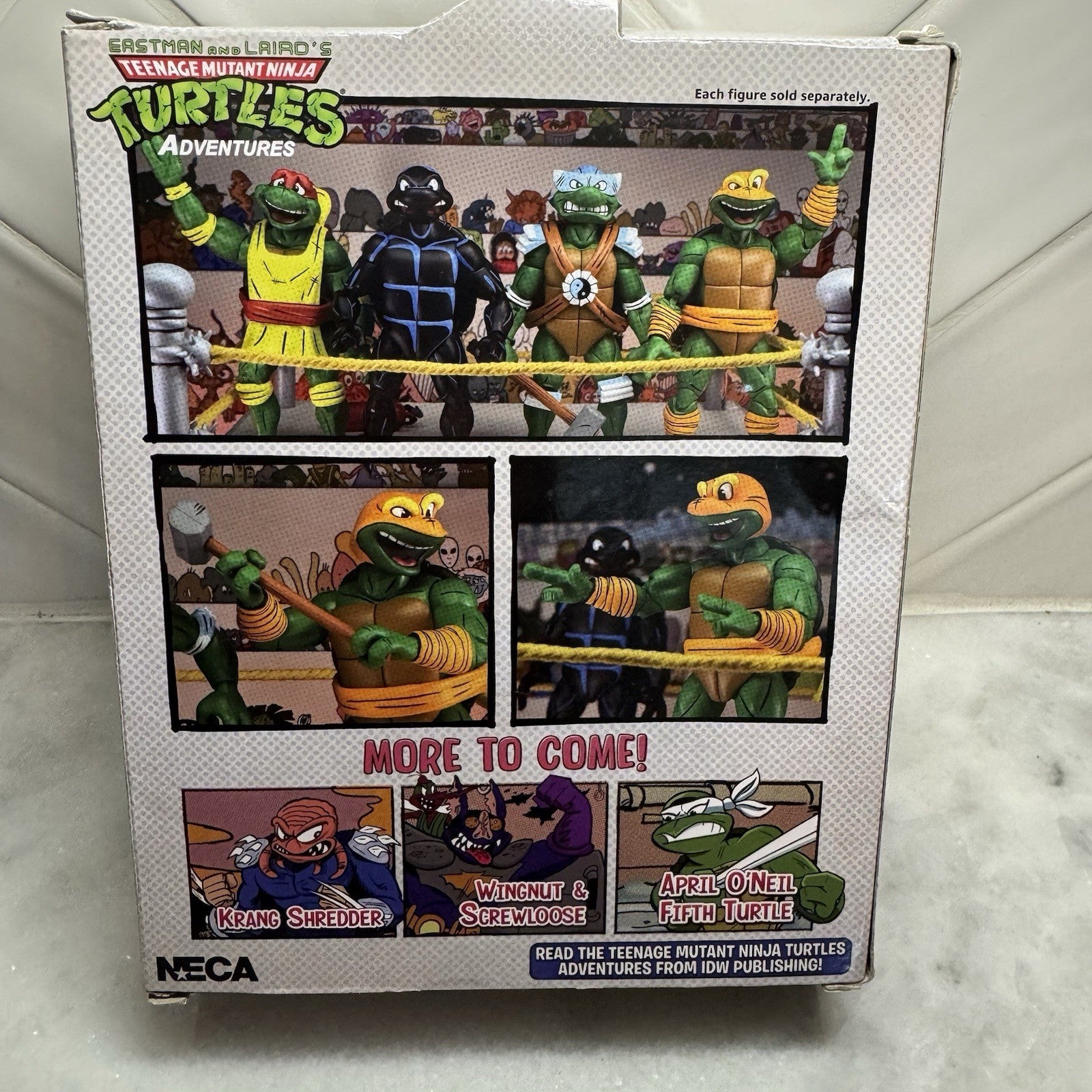 NECA TMNT Adventures Michelangelo Stump Arena Issue 16 Figure Sealed