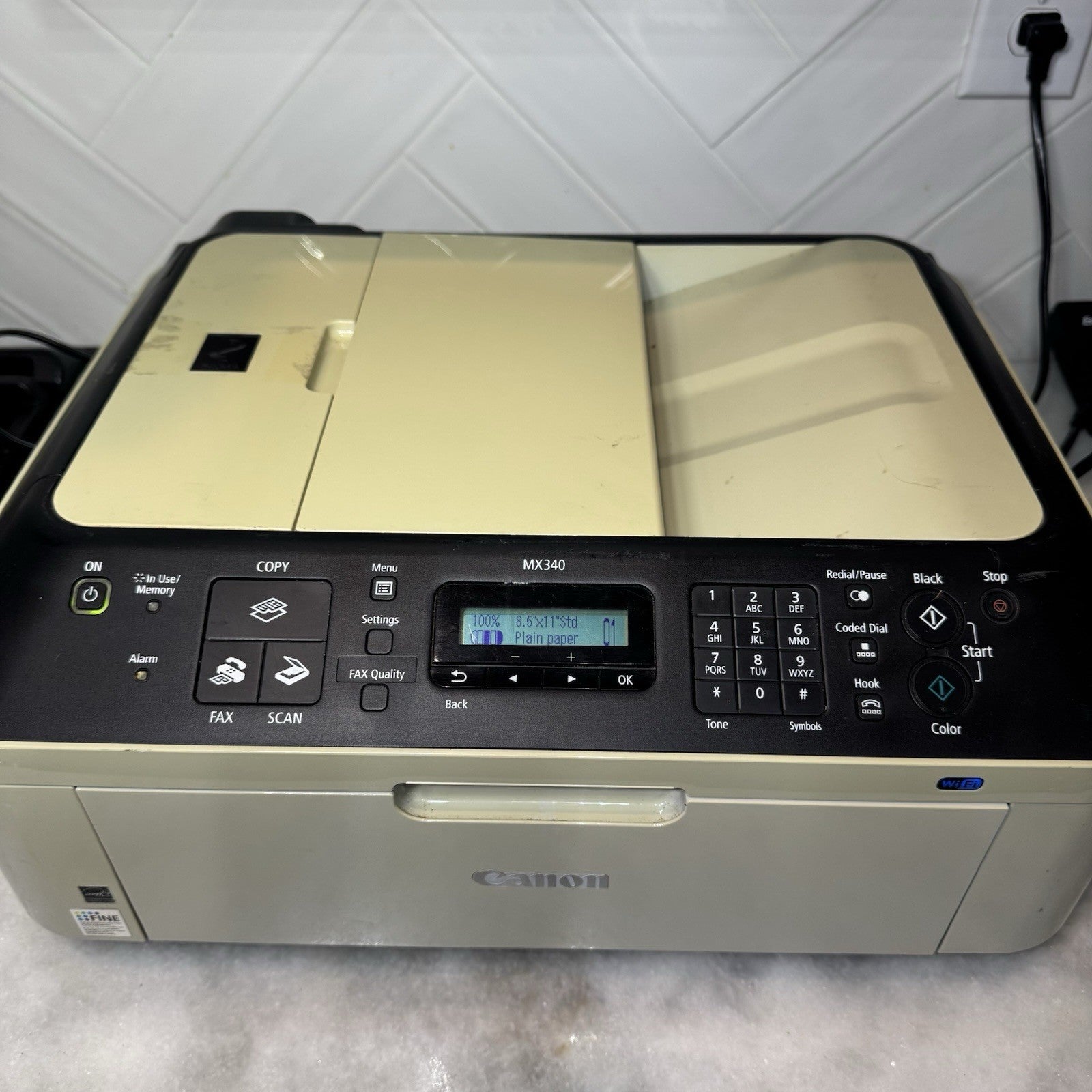 Canon PIXMA MX340 Wireless All-In-One Printer Scanner Copier Fax WiFi