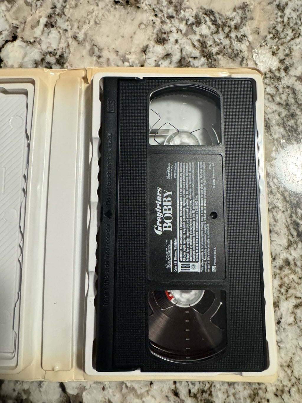 Greyfriars Bobby VHS 1998 Walt Disney Classic Volume 4 Dog Devotion Story Vintag