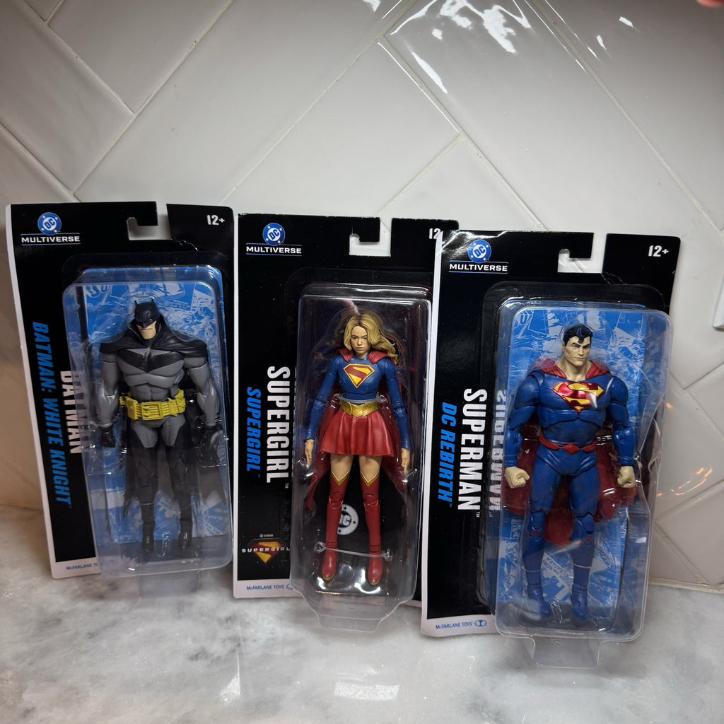 McFarlane DC Multiverse Lot Batman White Knight Superman Rebirth Supergirl