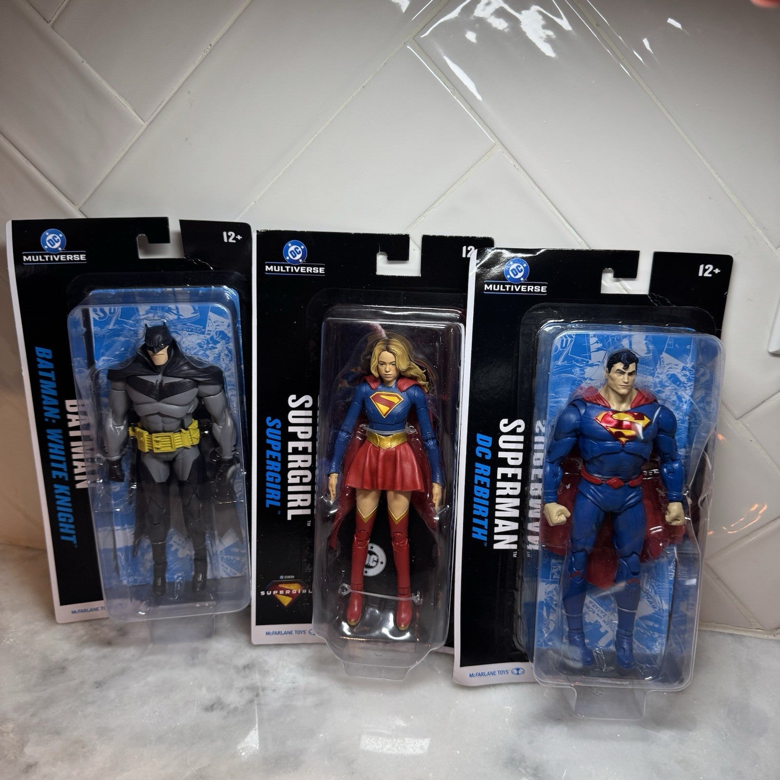 McFarlane DC Multiverse Lot Batman White Knight Superman Rebirth Supergirl