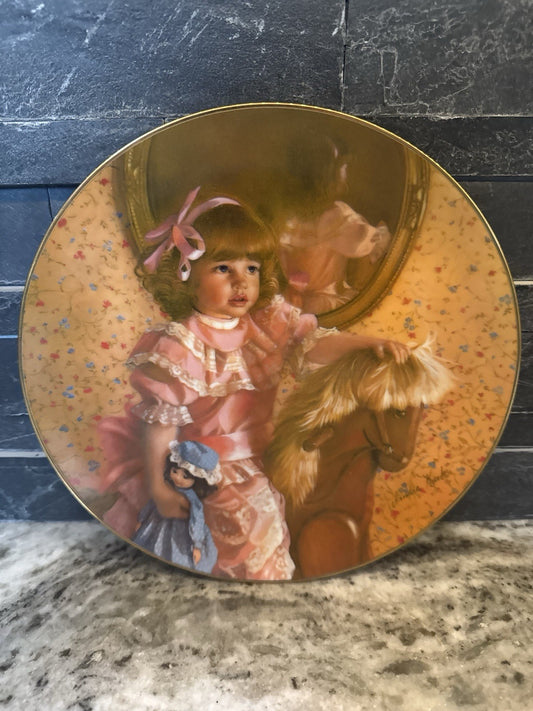 Sandra Kuck "Amy's Magic Horse" Collector's 9.5" Plate