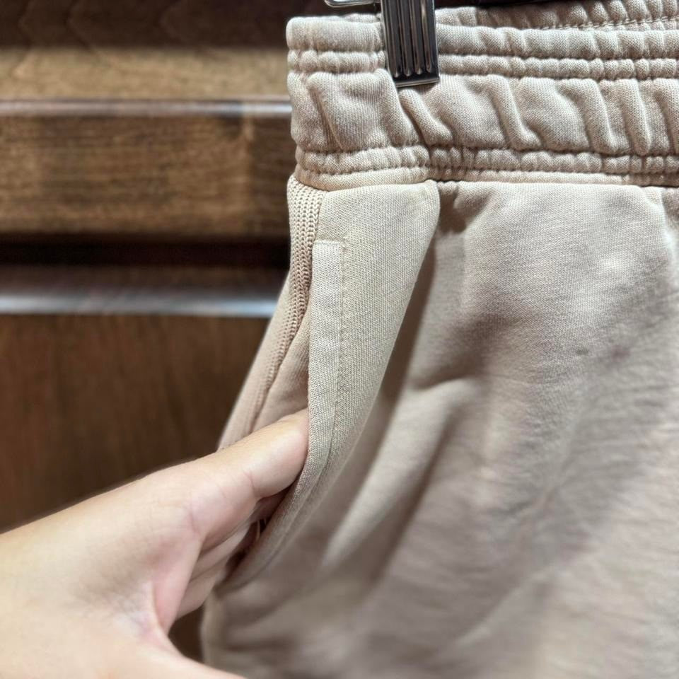 Adidas Beige Athletic Shorts | Size S
