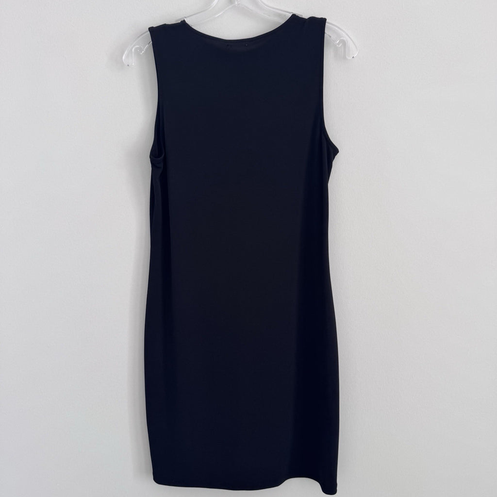 Michael Kors Black Lace-Up Sleeveless Dress Size Small
