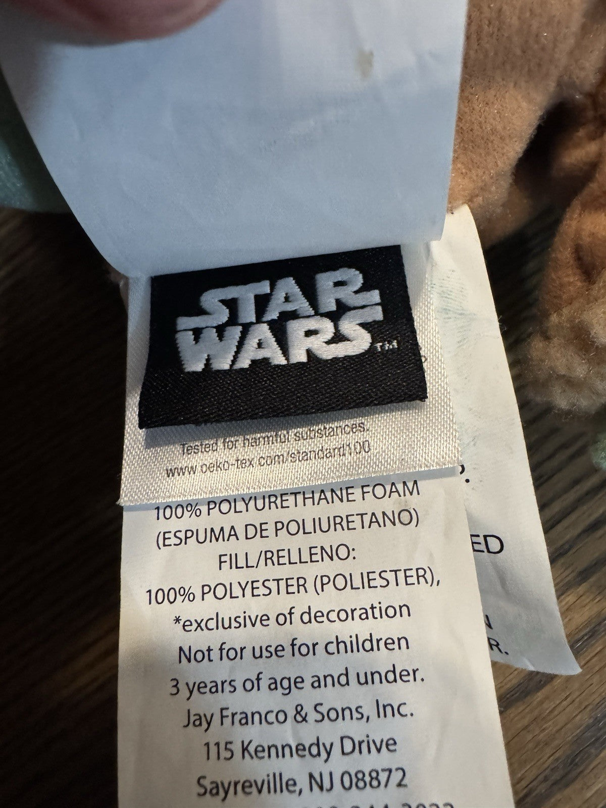Star Wars The Mandalorian Baby Yoda 12" Plush Stuffed Animal Toy Jay Franco