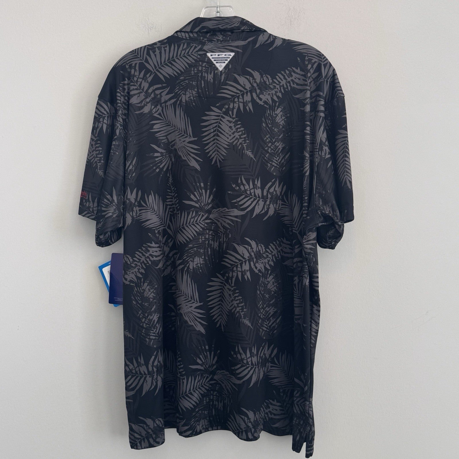 Georgia Bulldogs Columbia PFG Super Terminal Tackle Polo  Floral Men's NWT XL