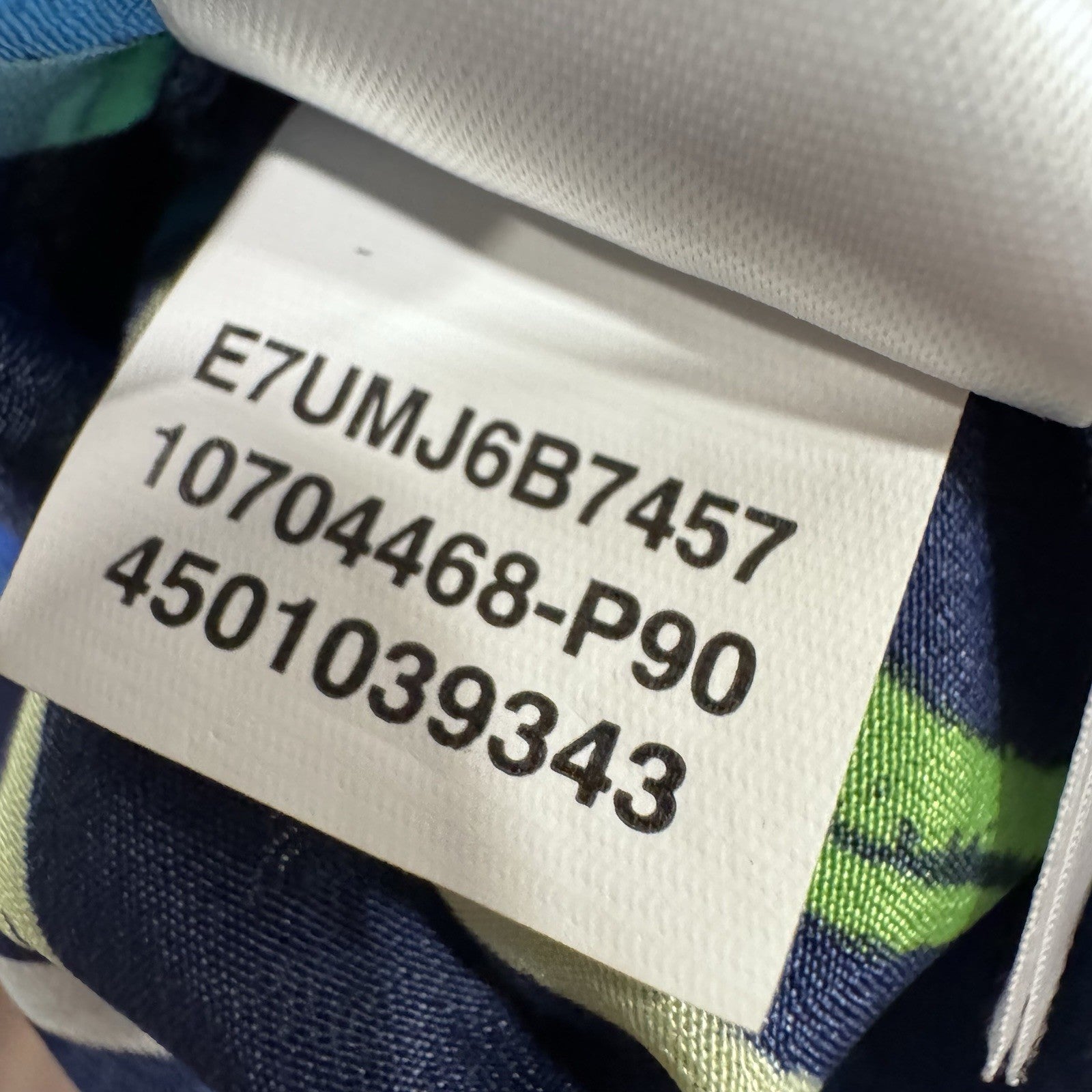 Pappagallo Boho Blouse Women’s Size L Colorful Circle Print Tie Neck 