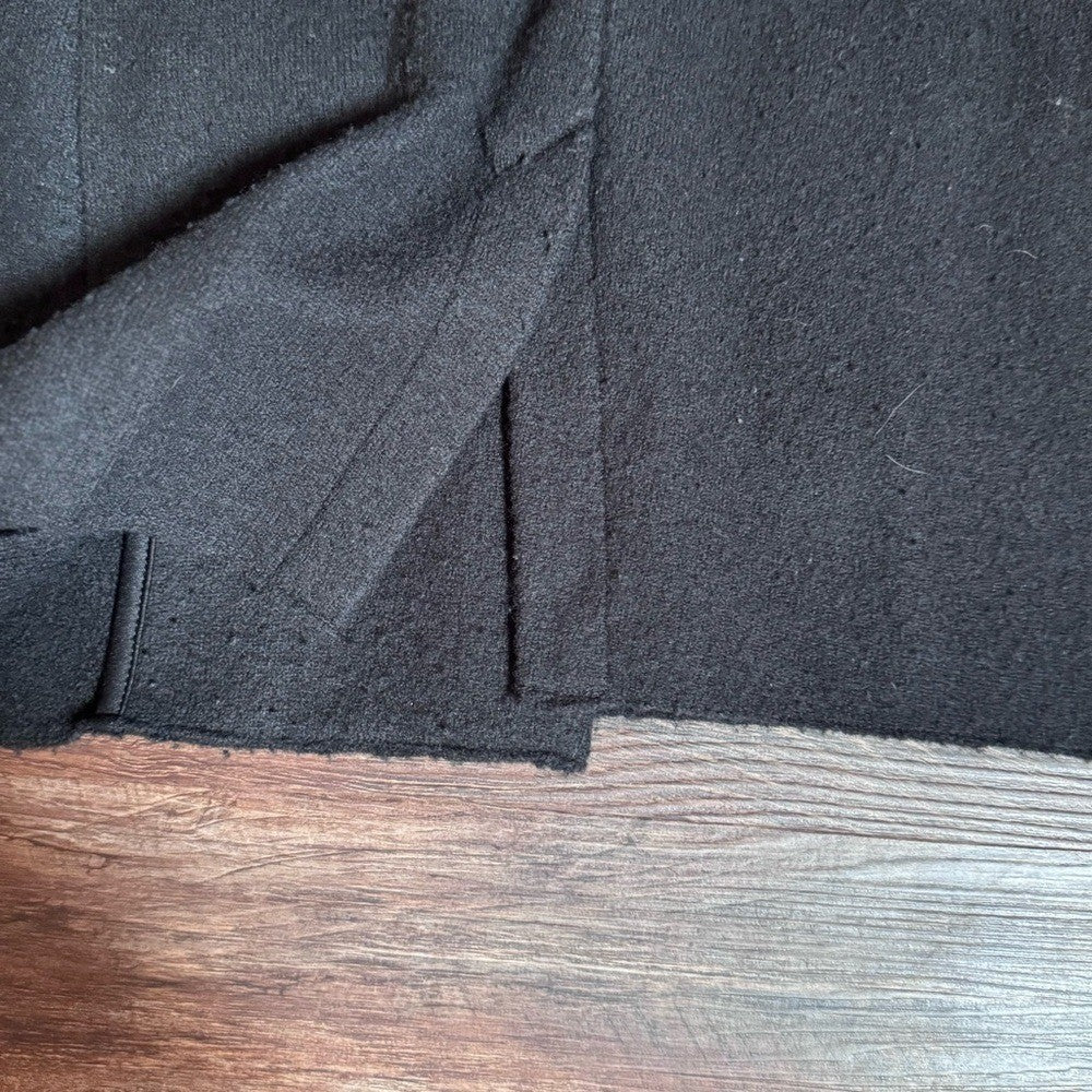 Ann Taylor LOFT Merino Wool Black Blazer Jacket | Size M