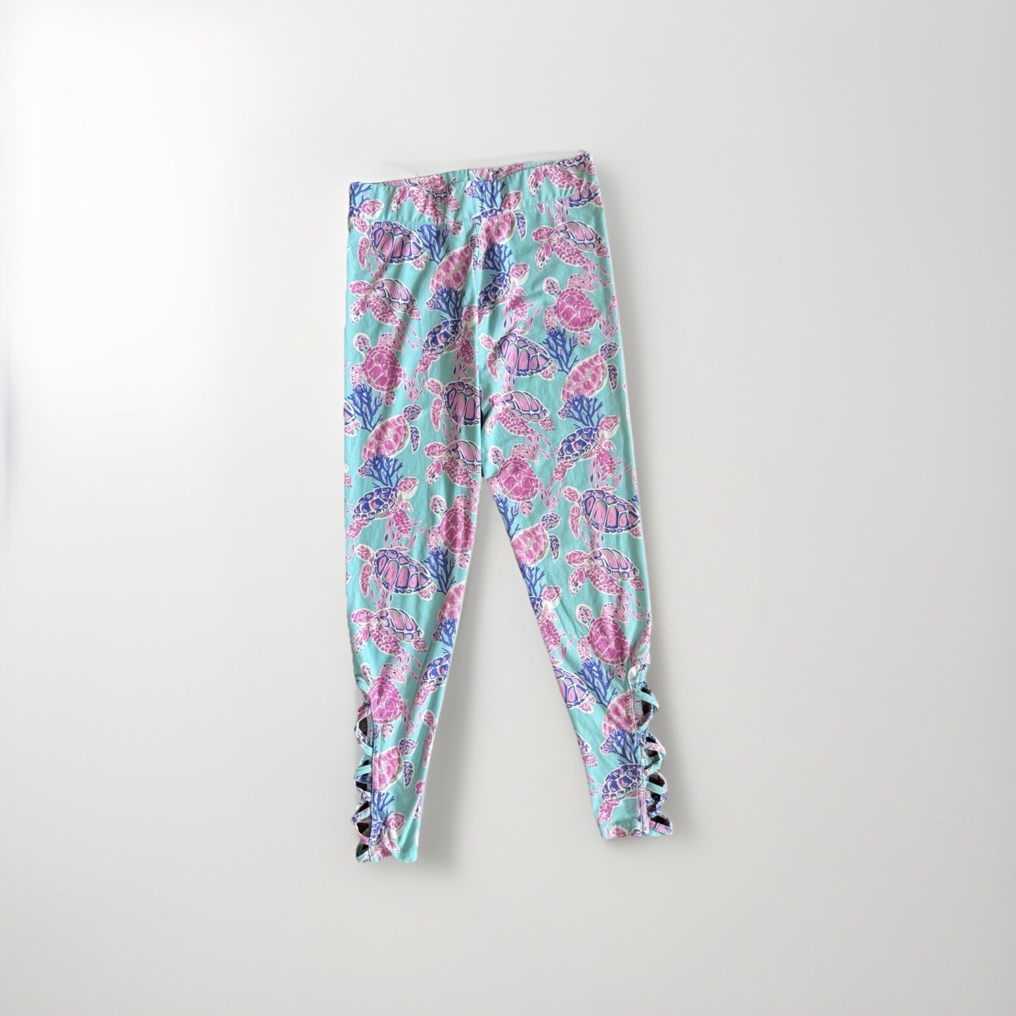 Simply Southern Leggings Lot of 4 | XS-S-M |Tropical Prints | Criss-Cross Ankles