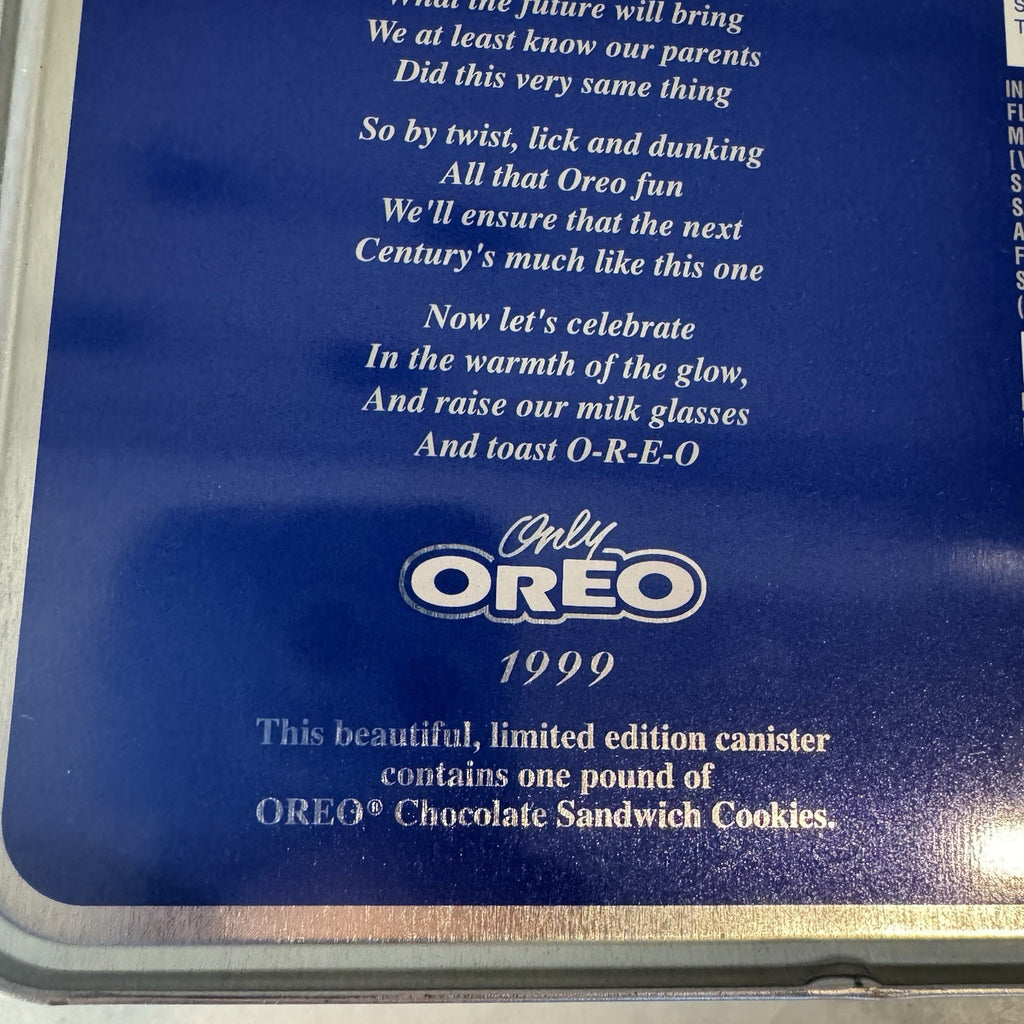 20th Century Oreo Sandwich Cookies Commemorative Tin - 1999