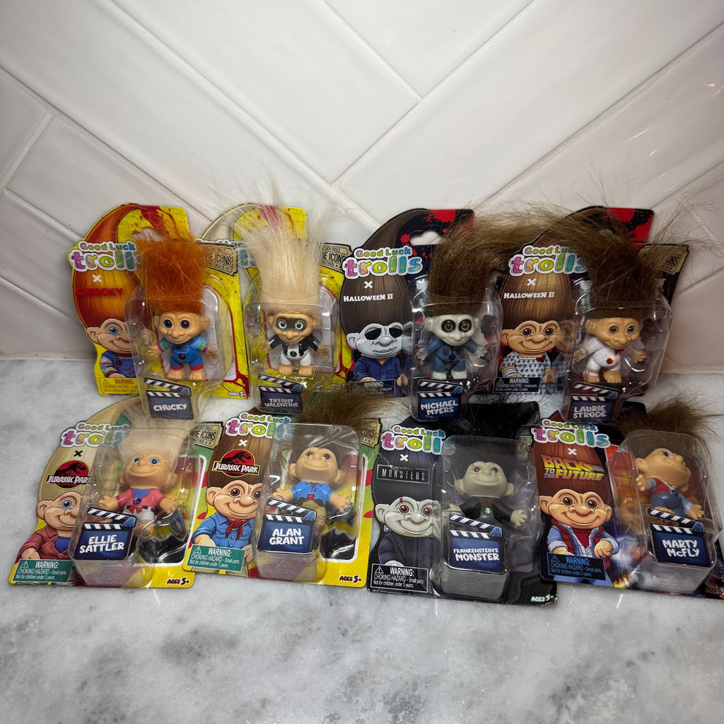 Good Luck Trolls Movie Icons Set Of 9 Chucky Michael Marty Frank Fast Ship