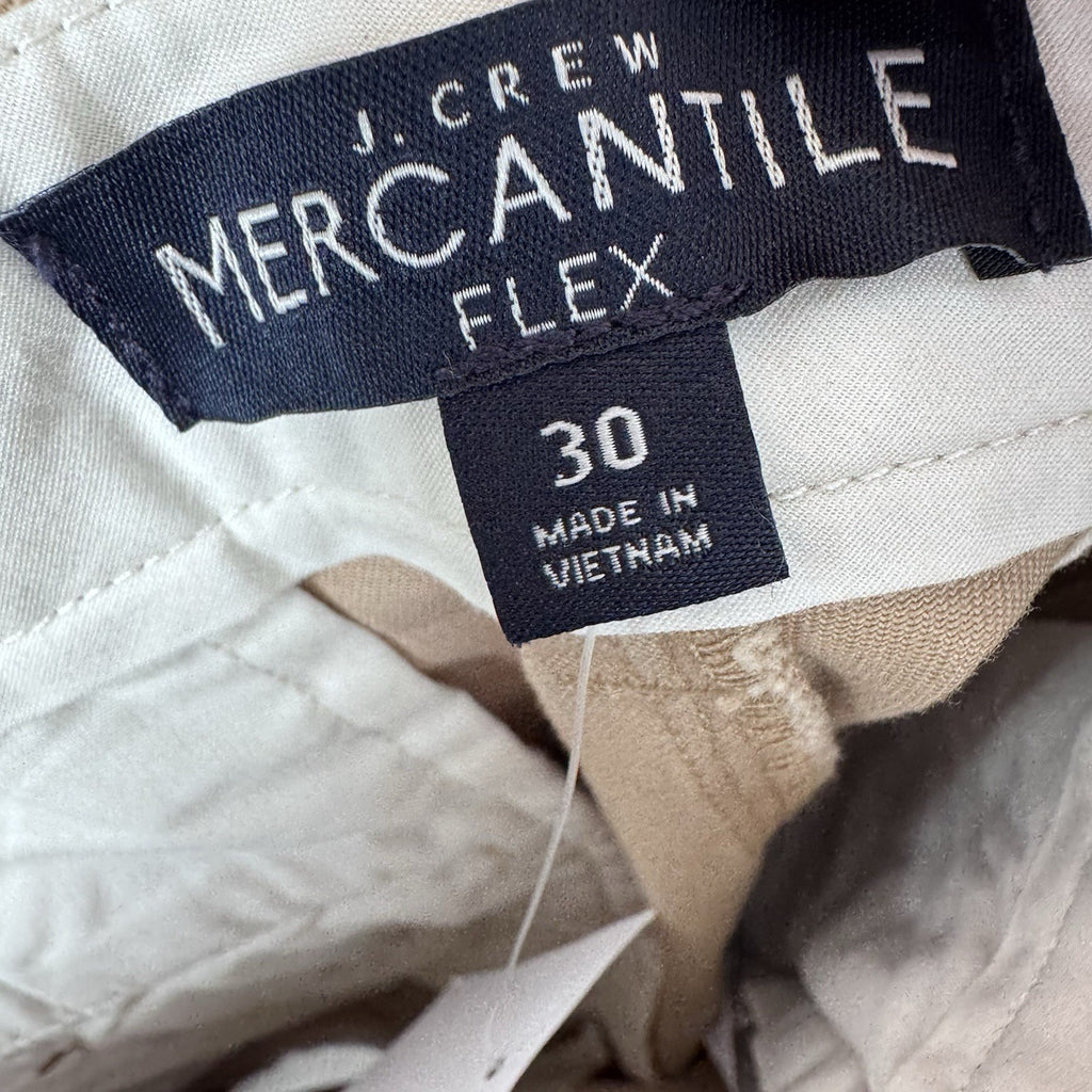 Men’s J.Crew Mercantile Flex Khaki Shorts Size 30 7” Inseam NWT
