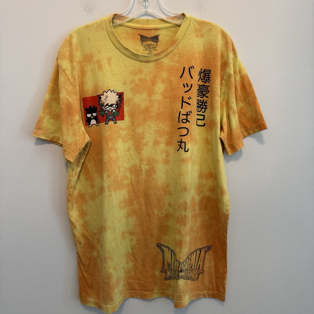 My Hero Academia x Hello Kitty & Friends Tie Dye Anime T-Shirt Large