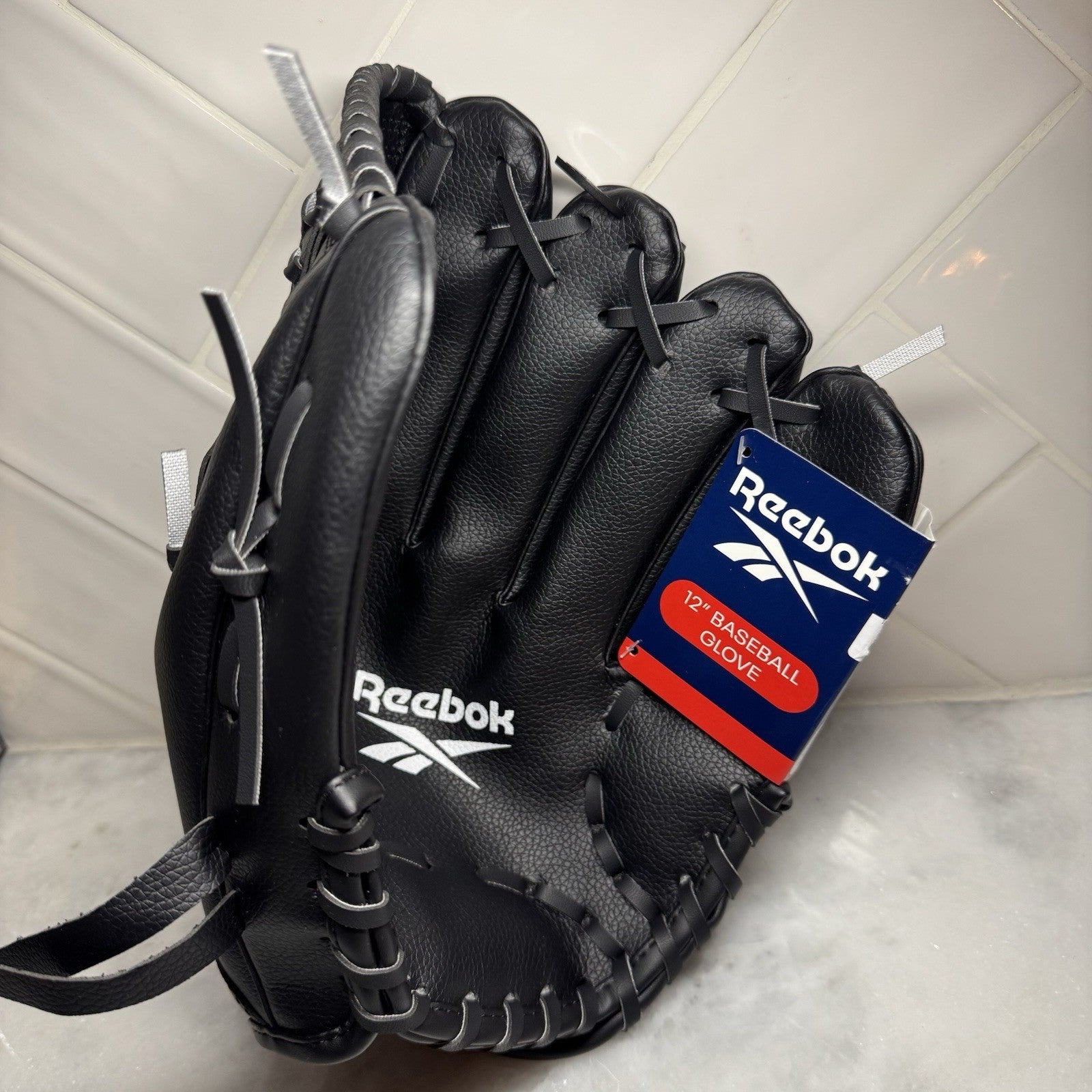 Reebok 12” Baseball Glove Black RBG100-BK Right Hand Throw New w/ Tags