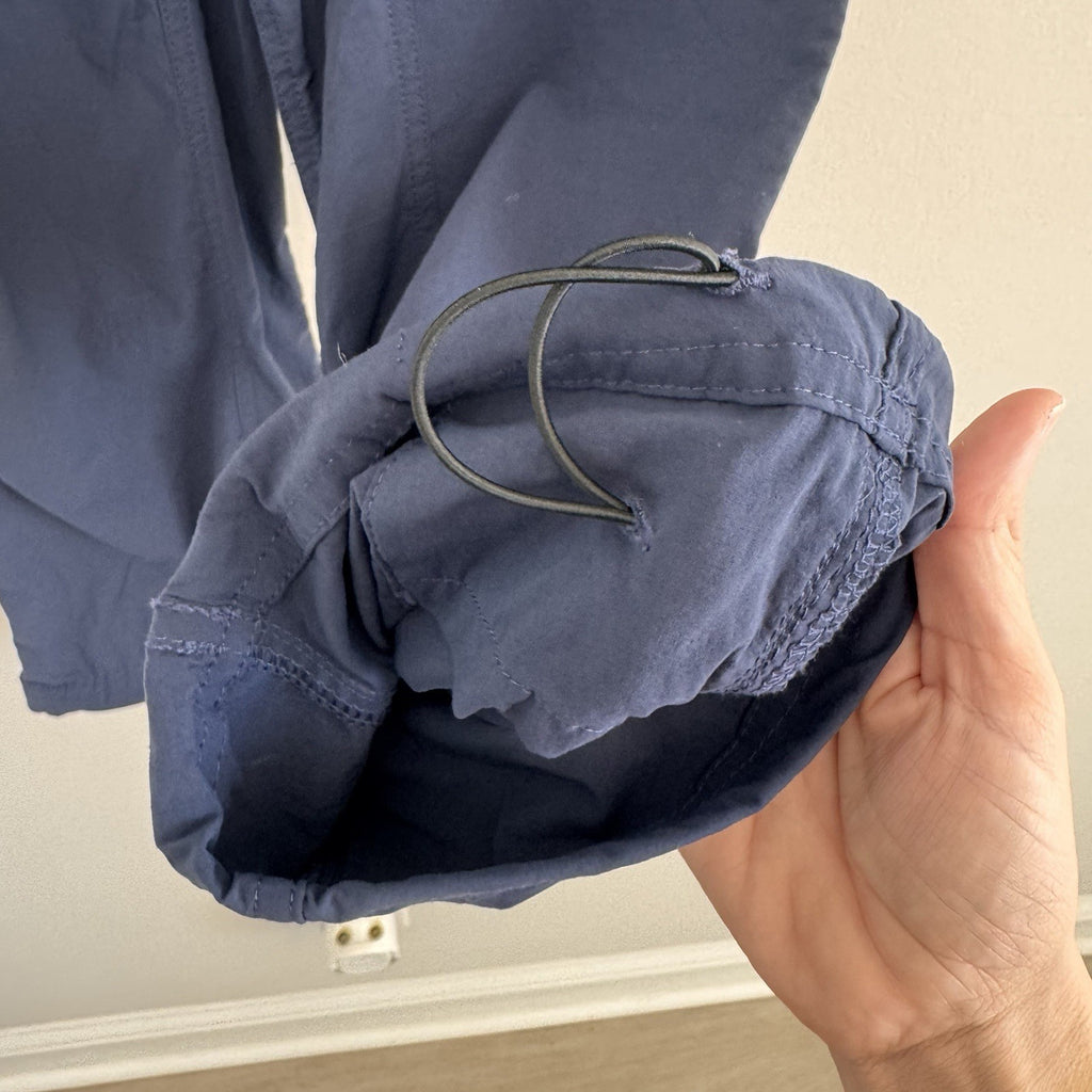 L.L.Bean Womens Hiking Pants Size 6 Blue Nylon Spandex Outdoor Travel 
