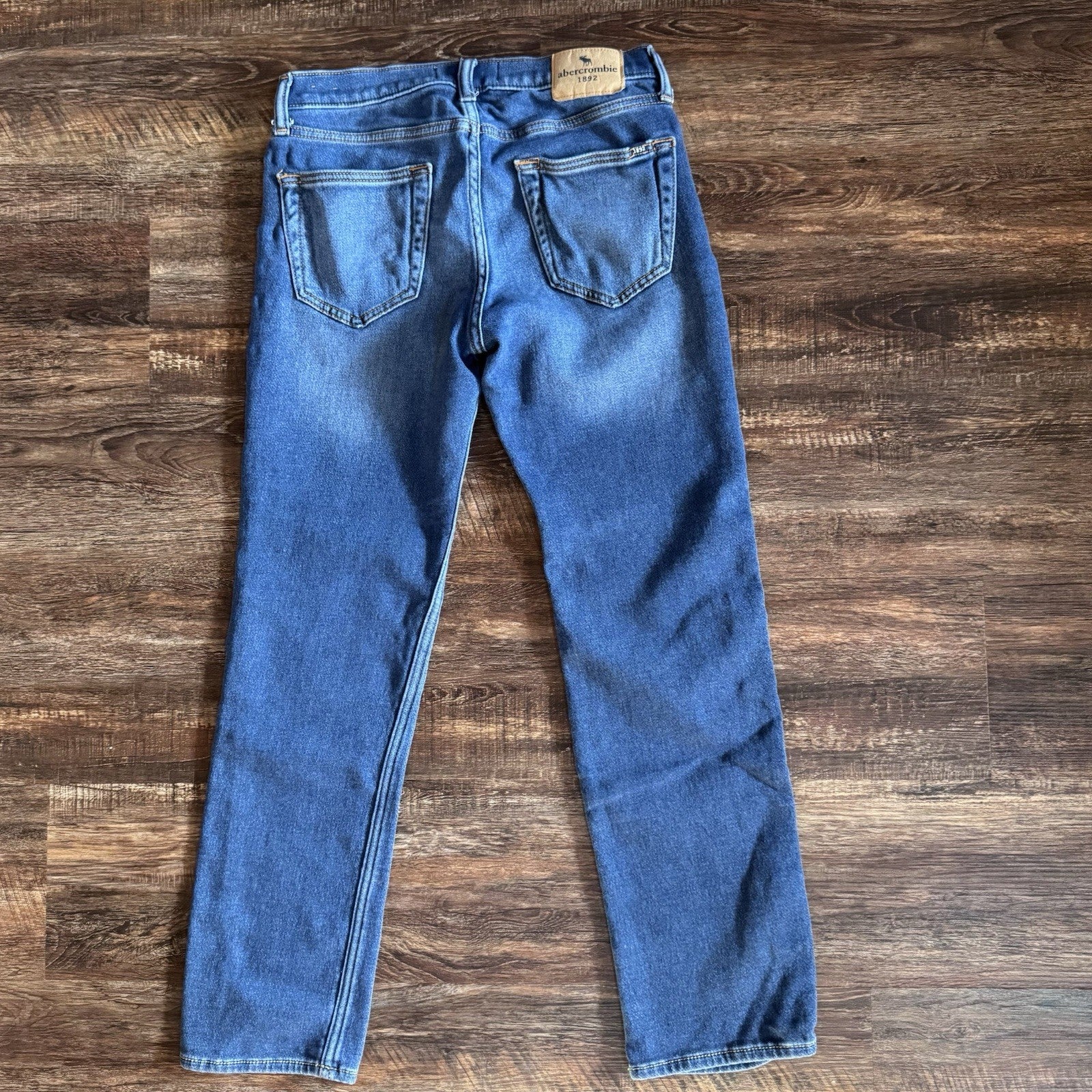 Abercrombie Kids Skinny Jeans Size 15/16 Blue Denim Pants Made in China