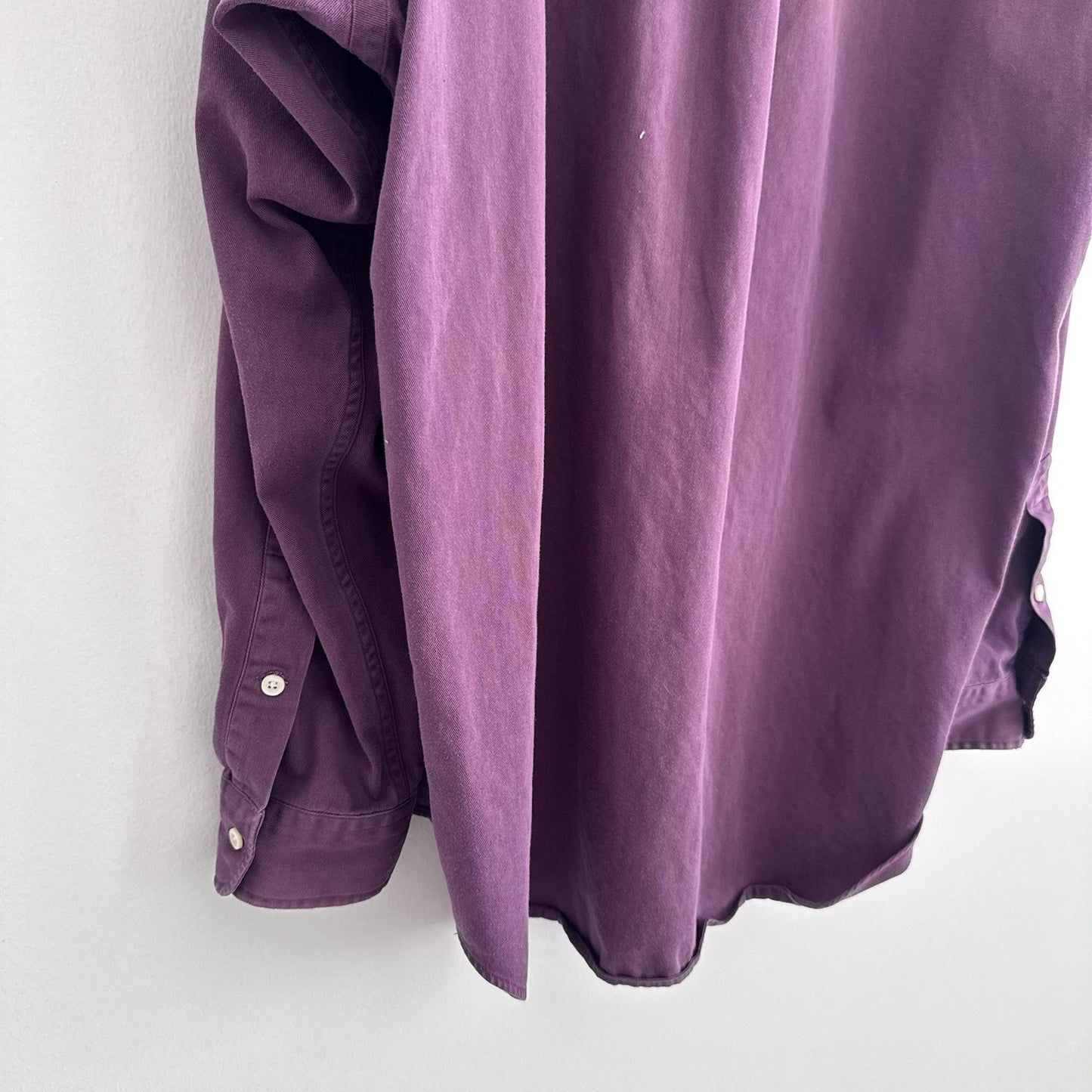 Polo Ralph Lauren LT Purple Button Down Shirt Cotton Classic Fit 