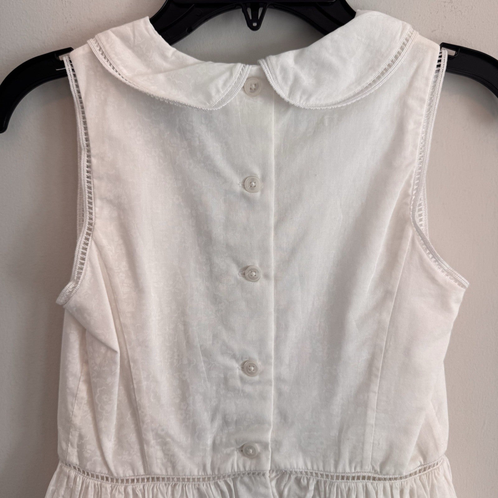 Polo Ralph Lauren Girls White Dress Size 8 Peter Pan Collar NWT  Easter Church